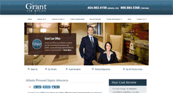 Desktop Screenshot of grantlawoffice.com