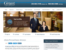 Tablet Screenshot of grantlawoffice.com